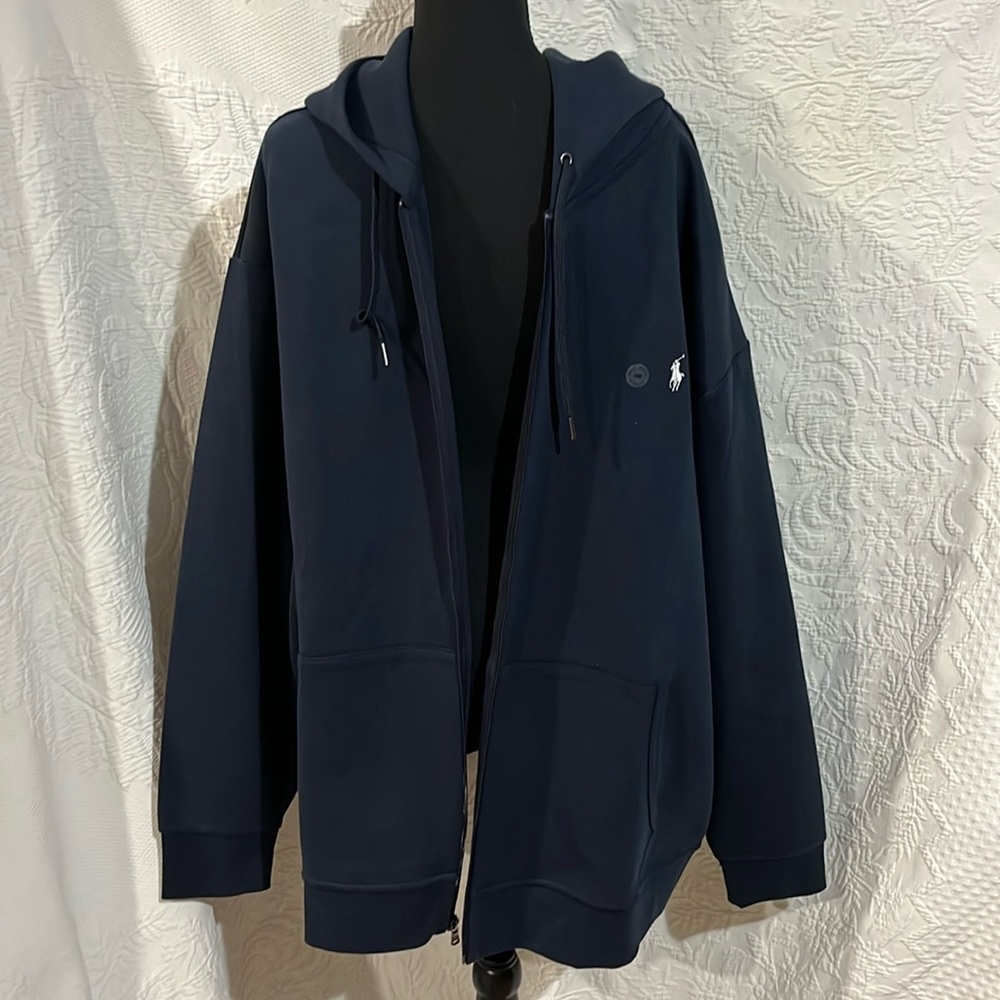 Polo Ralph Lauren double knit full zip hoodie,‎ size 3XL, NWT